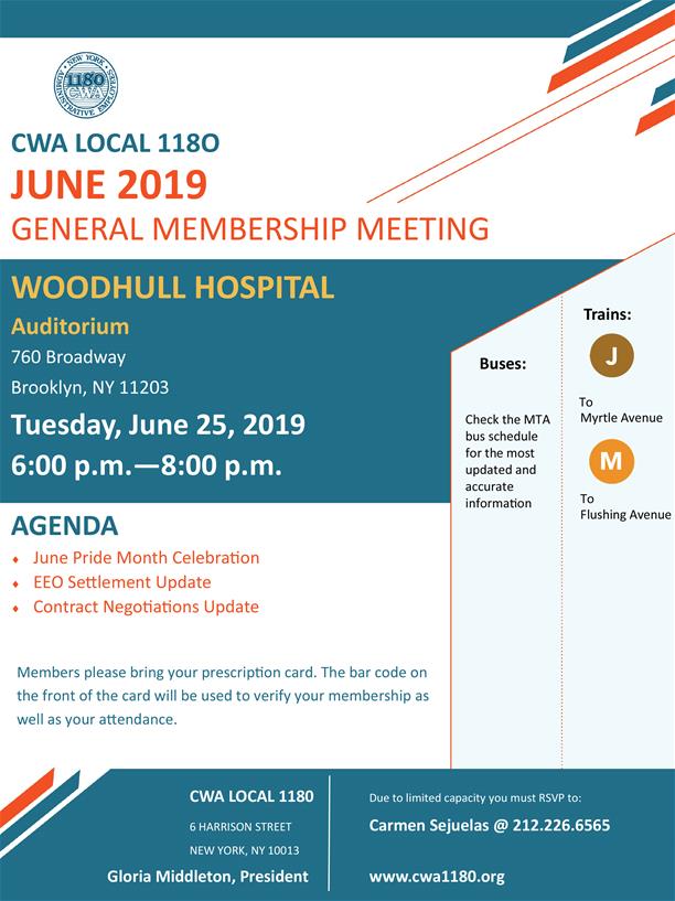 June membership meeting
